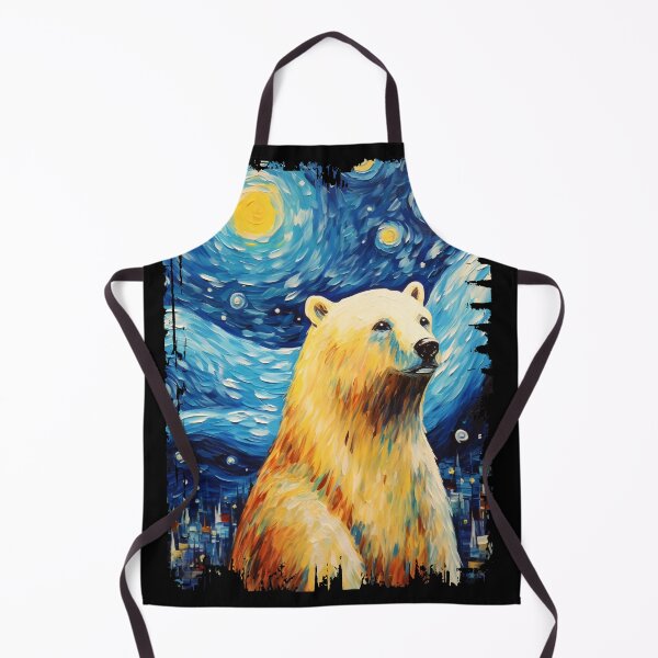 Item preview, Funny Polar Bear Starry Night Illustration Mom Dad Kids designed and sold by rafaeltto.