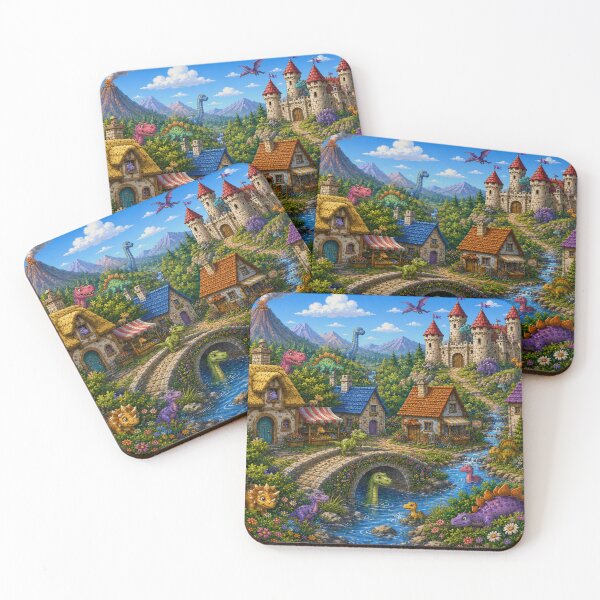 Item preview, Hidden Dinosaur Village designed and sold by Kimberly Palmer.