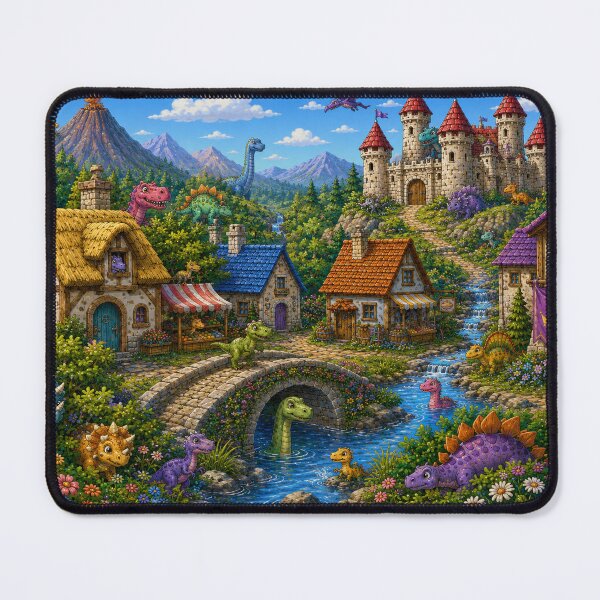 Item preview, Hidden Dinosaur Village designed and sold by Kimberly Palmer.