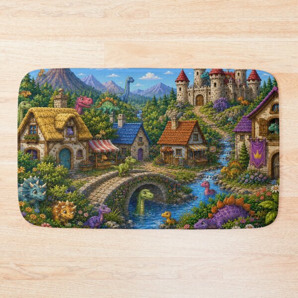 Item preview, Hidden Dinosaur Village designed and sold by Kimberly Palmer.