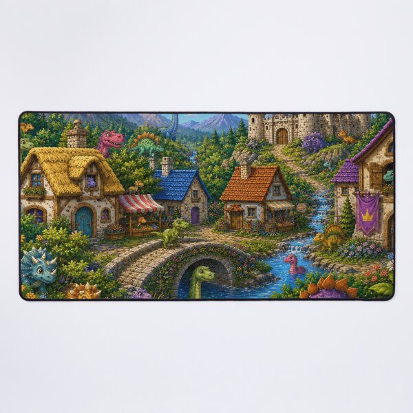 Item preview, Hidden Dinosaur Village designed and sold by Kimberly Palmer.