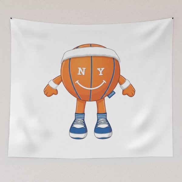 Item preview, Cute NY Basketball Mascot Cartoon designed and sold by shoppypod.