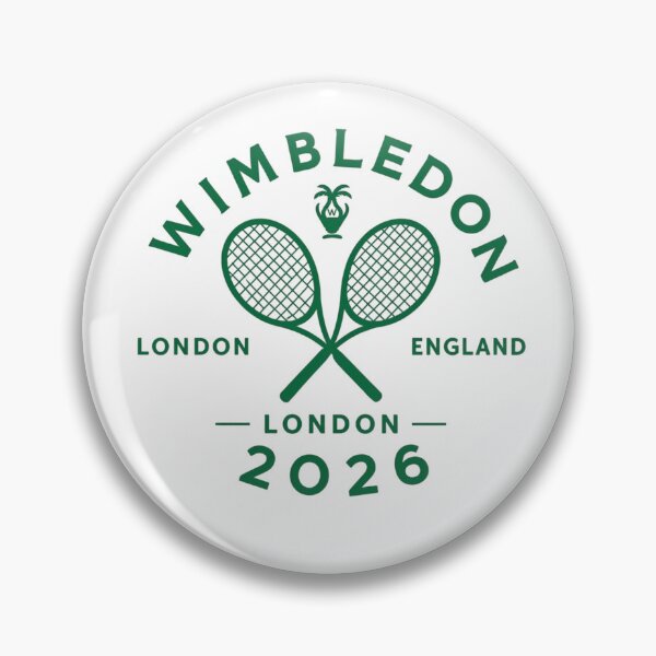 Item preview, Wimbledon London England 2026 Grass Court Tennis Emblem designed and sold by Holy-Verse.