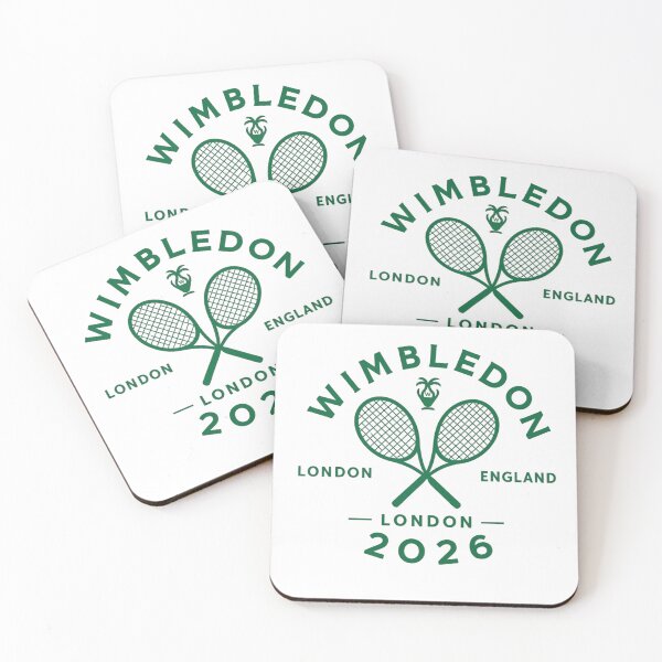 Item preview, Wimbledon London England 2026 Grass Court Tennis Emblem designed and sold by Holy-Verse.