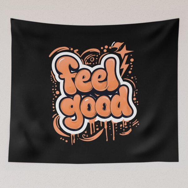 Item preview, Feel good - orange graffiti designed and sold by Stefrait-7.