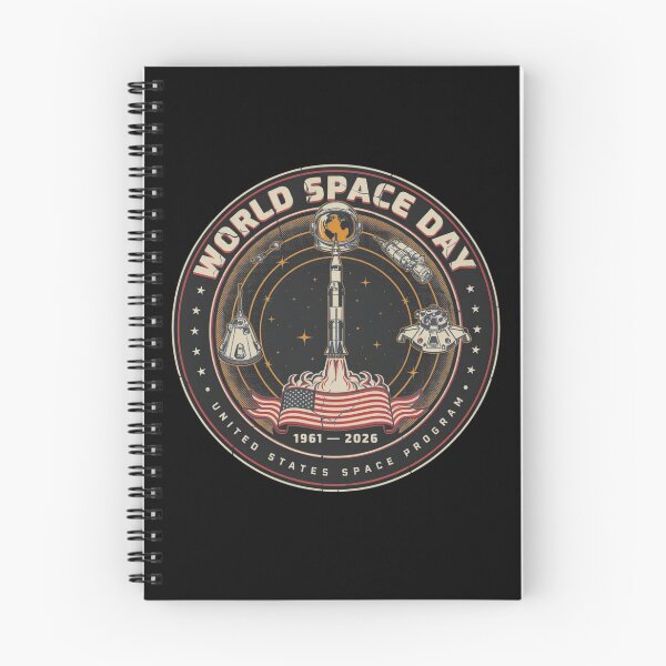 Item preview, United States Space Program World Space Day — Retro NASA Mission Patch T-Shirt V2 designed and sold by DarylWelsh2024.