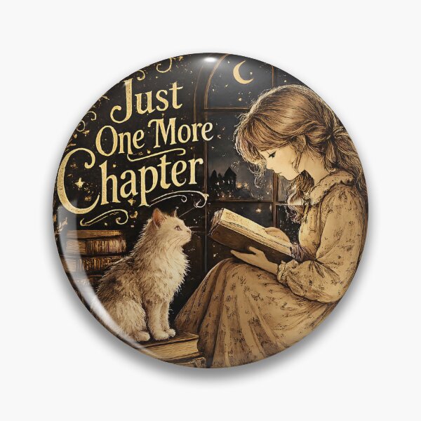 Item preview, Just One More Chapter – Cozy reading time with cat designed and sold by thirtyonestars.