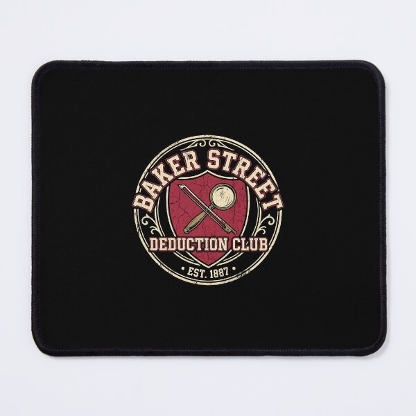Item preview, Baker Street Deduction Club Est 1887 Sherlock Holmes Badge designed and sold by Fenay Designs.