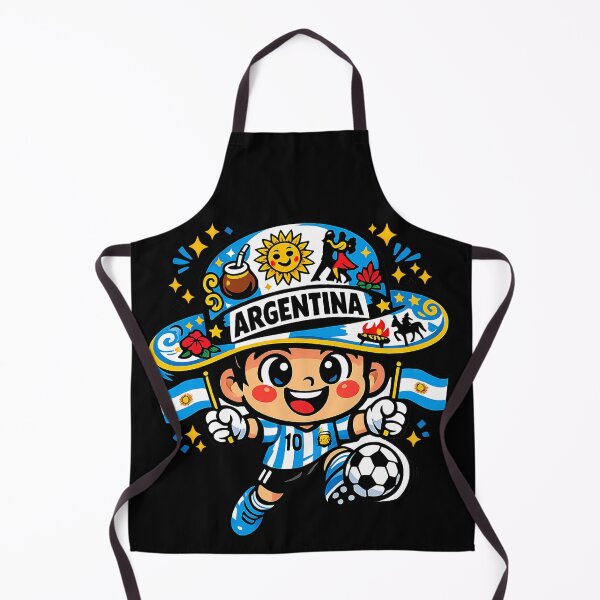 Item preview, Argentina Soccer 2026 Football Mascot | Argentine fan art | Argentina flag designed and sold by Youngkev-arts.