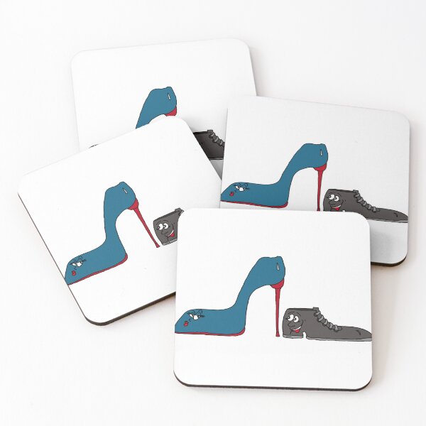 Item preview, High Heels Shoe Romance | Cute High Heel and Boot Couple designed and sold by MyxaART.
