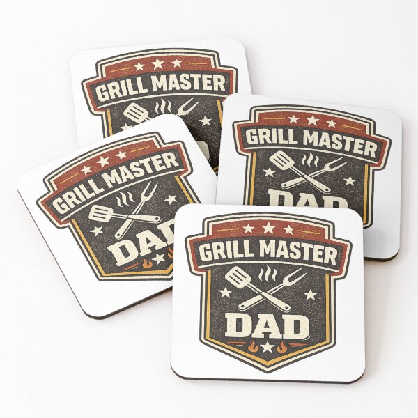 Item preview, Grill Master Dad BBQ Badge designed and sold by Snedsdigital.
