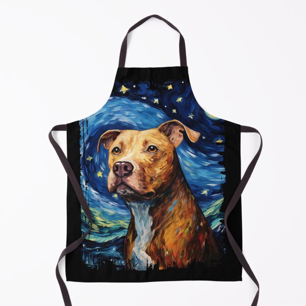 Item preview, Funny Pitbull Starry Night Illustration Mom Dad Kids designed and sold by rafaeltto.