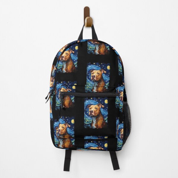 Item preview, Funny Pitbull Starry Night Illustration Mom Dad Kids designed and sold by rafaeltto.