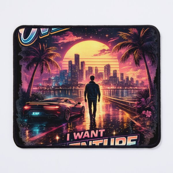 Item preview, Retro Style 80s Paradise Is Overrated I Want Adventure designed and sold by OfficialBDC.