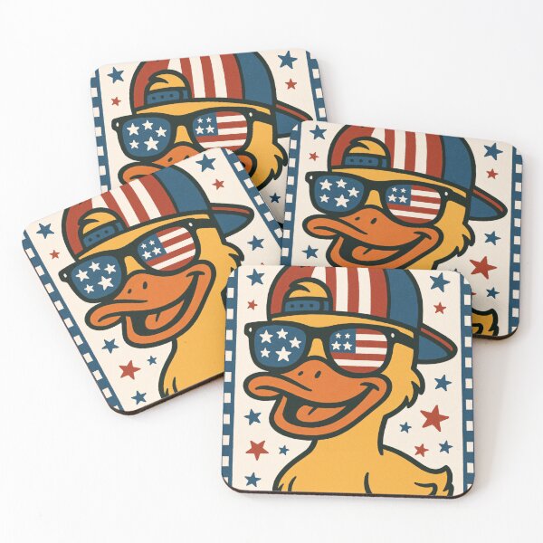 Item preview, Silly Goose Boy Poster, Cute Boy Summer Print, 4th of July Boy Kids Patriotic Poster  designed and sold by codeslinger.
