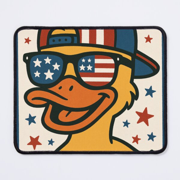 Item preview, Silly Goose Boy Poster, Cute Boy Summer Print, 4th of July Boy Kids Patriotic Poster  designed and sold by codeslinger.