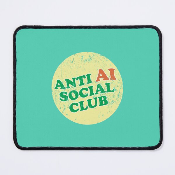 Item preview, No AI Symbol - Anti AI Social Club designed and sold by Frank J. Art.