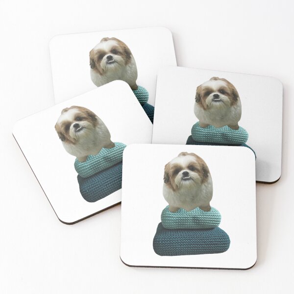 Item preview, SHI-TZU DOG WITH PILLOWS designed and sold by Nathalia Montoro.