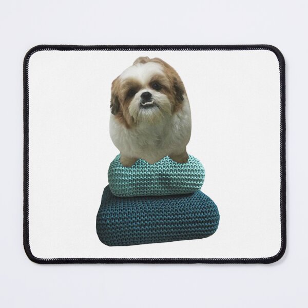 Item preview, SHI-TZU DOG WITH PILLOWS designed and sold by Nathalia Montoro.