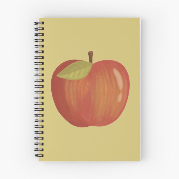 Item preview, red apple with stem and leaf designed and sold by sarahsdesigns02.