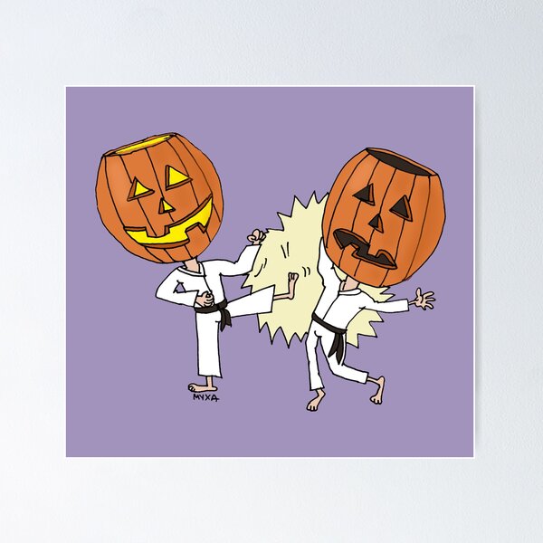 Item preview, Pump-Kwon-Do – Funny Martial Arts Pumpkins designed and sold by MyxaART.