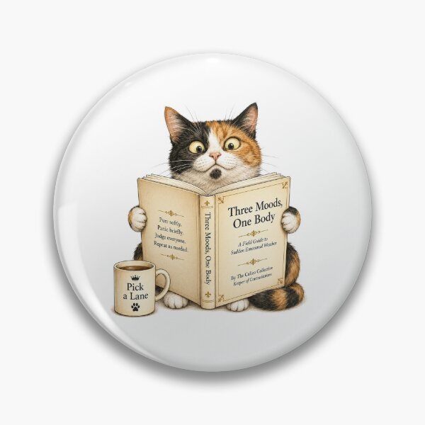 Item preview, Funny Calico Cat Book Lover Gift designed and sold by Gentlestate.