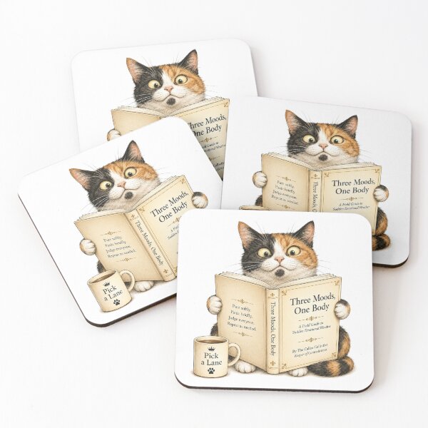 Item preview, Funny Calico Cat Book Lover Gift designed and sold by Gentlestate.