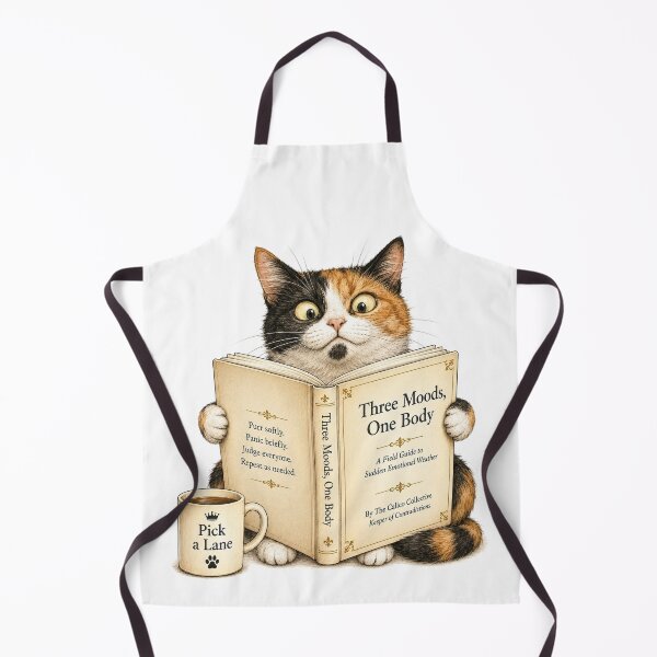 Item preview, Funny Calico Cat Book Lover Gift designed and sold by Gentlestate.