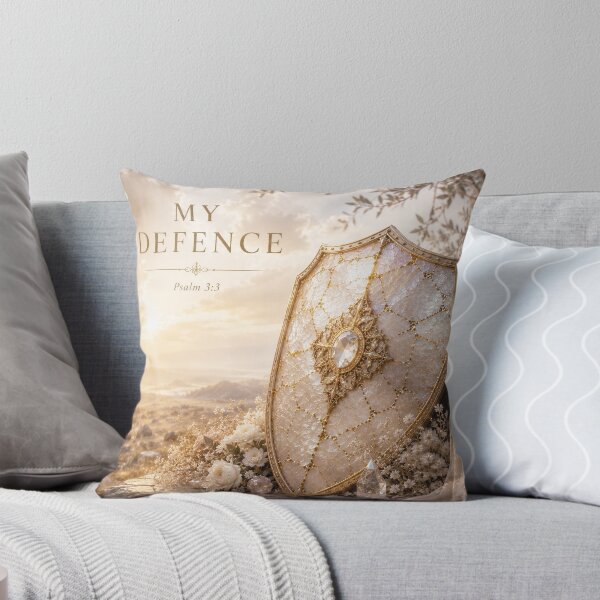 Item preview, My Defence Psalm 3 3 Bible Verse White Crystal Shield designed and sold by mizuNgrace.