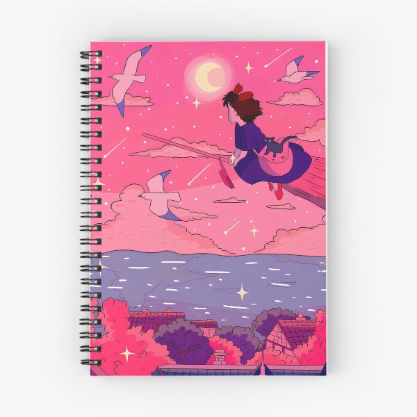 Item preview,  Cute kawaii girl [[kiki's]]  -%[ghiblis]%- flying aways aesthetic designed and sold by ITsyxuanart.