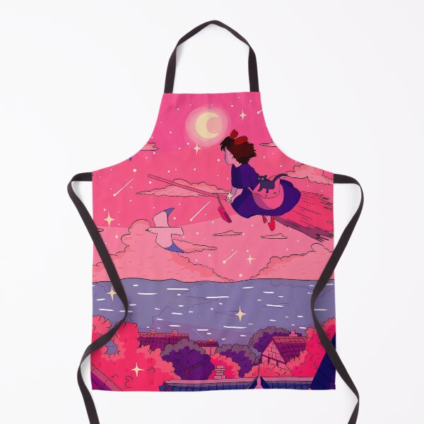 Item preview,  Cute kawaii girl [[kiki's]]  -%[ghiblis]%- flying aways aesthetic designed and sold by ITsyxuanart.