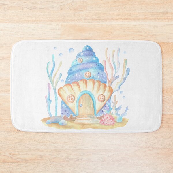 Item preview, Little fairy shell house in a coral garden for little dreamers designed and sold by ElenaValeto.