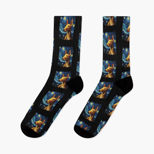 Item preview, Funny Pharaoh Hound Starry Night Illustration Mom Dad Kids designed and sold by rafaeltto.