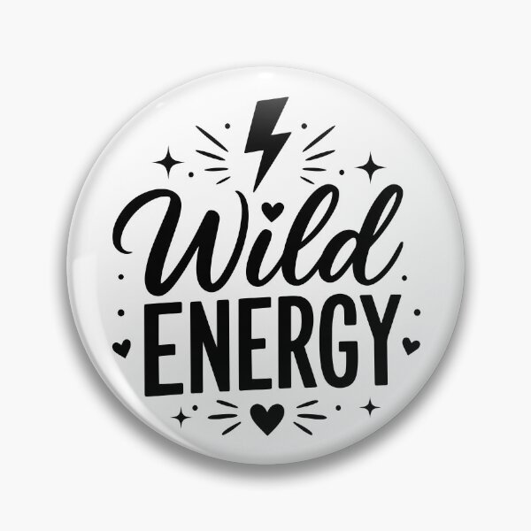 Item preview, Wild Energy Lightning Bolt Funny Aesthetic Quote Design designed and sold by PnrArtDesign.
