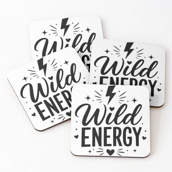 Item preview, Wild Energy Lightning Bolt Funny Aesthetic Quote Design designed and sold by PnrArtDesign.