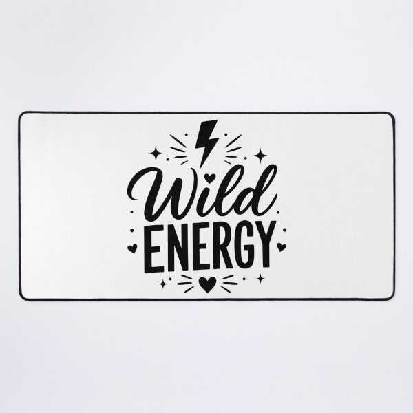 Item preview, Wild Energy Lightning Bolt Funny Aesthetic Quote Design designed and sold by PnrArtDesign.
