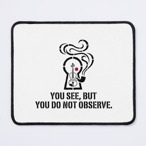 Item preview, You See But You Do Not Observe Sherlock Holmes Keyhole Art designed and sold by Fenay Designs.