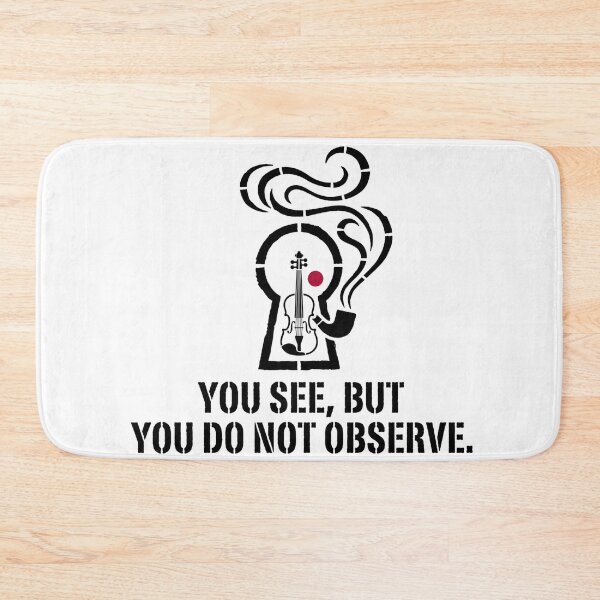 Item preview, You See But You Do Not Observe Sherlock Holmes Keyhole Art designed and sold by Fenay Designs.