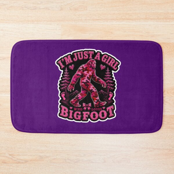 Item preview, Pink Camo Bigfoot Design | I’m Just A Girl Who Loves Bigfoot designed and sold by Swanny's Custom T-shirt and Gift Designs.