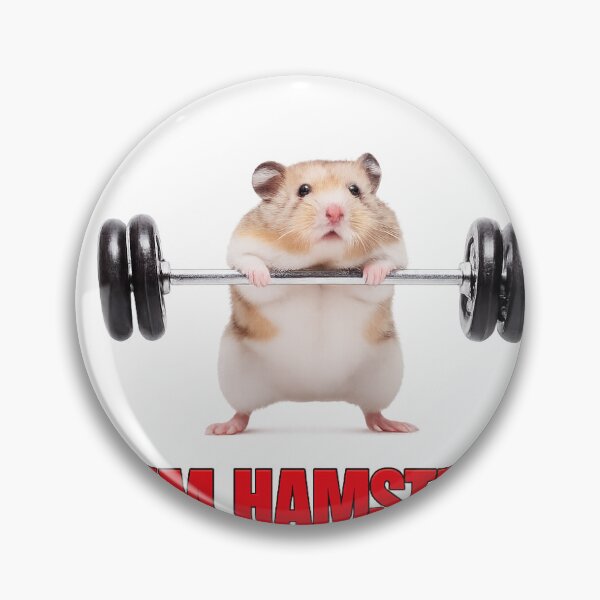 Item preview, Gym Hamster – Funny Fitness Meme designed and sold by adamlemon12.