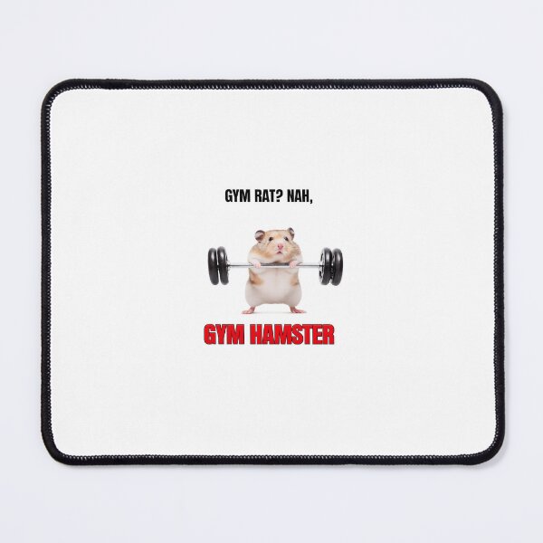 Item preview, Gym Hamster – Funny Fitness Meme designed and sold by adamlemon12.