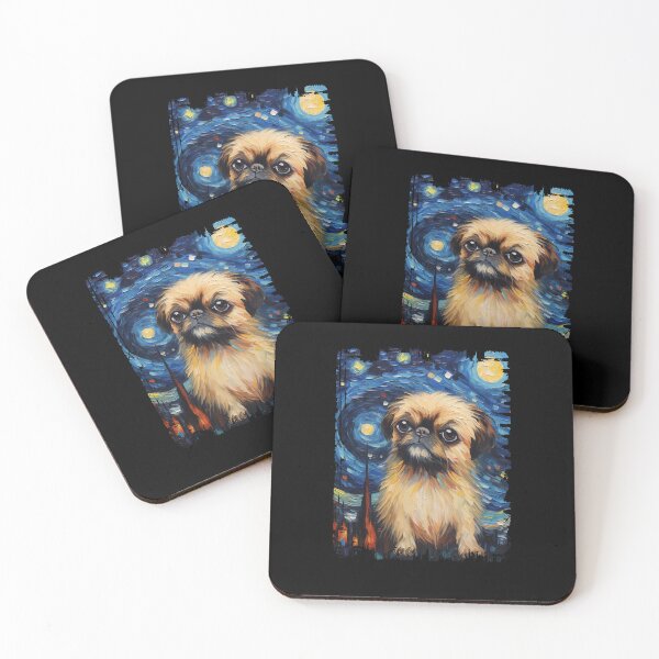 Item preview, Funny Pekingese Starry Night Illustration Mom Dad Kids designed and sold by rafaeltto.
