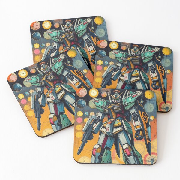 Item preview, Multicolored Robot in Transformer Style | Futuristic Illustration designed and sold by RAISC.
