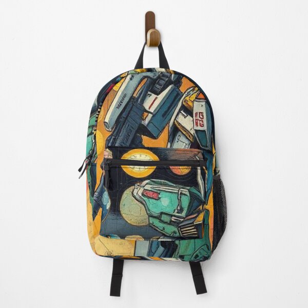 Item preview, Multicolored Robot in Transformer Style | Futuristic Illustration designed and sold by RAISC.