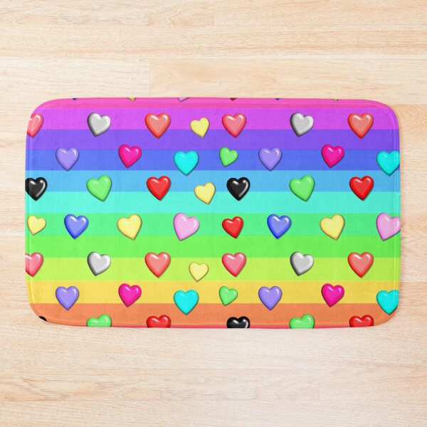 Item preview, rainbow hearts designed and sold by kanaehonkawa.