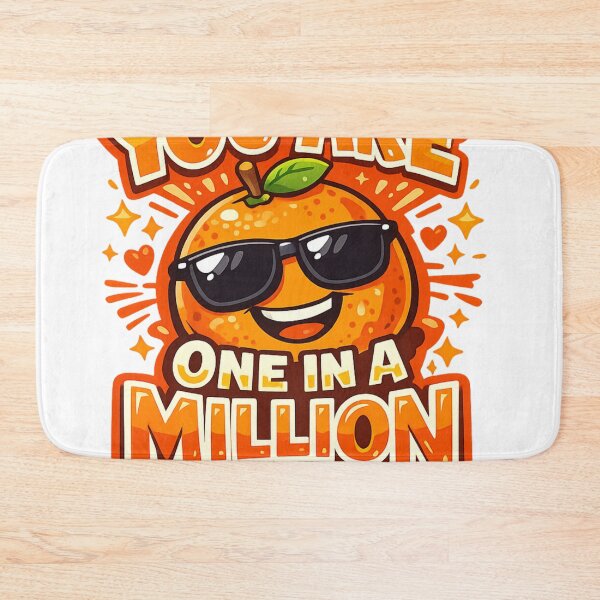 Item preview, You Are One in a Million Cool Orange Sunglasses – Funny Fruit Pun Art | Orange Lover Gift designed and sold by irfanshikh.