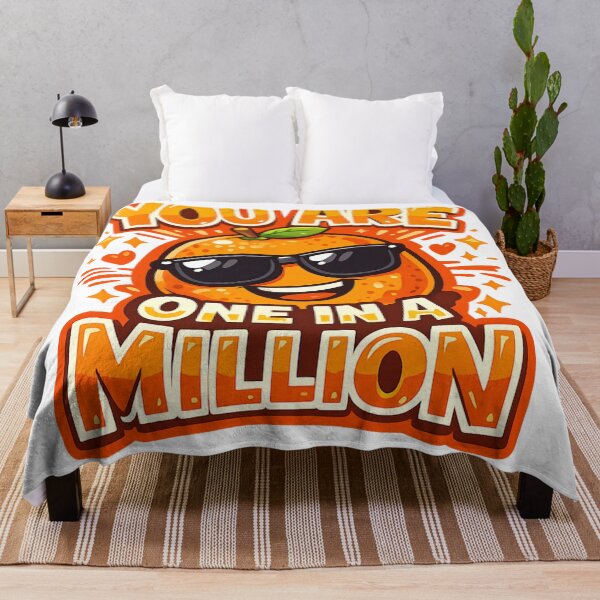 Item preview, You Are One in a Million Cool Orange Sunglasses – Funny Fruit Pun Art | Orange Lover Gift designed and sold by irfanshikh.