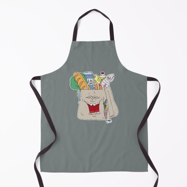 Item preview, I Just Cracked Up – Funny Overstuffed Grocery Bag Surreal Art designed and sold by MyxaART.
