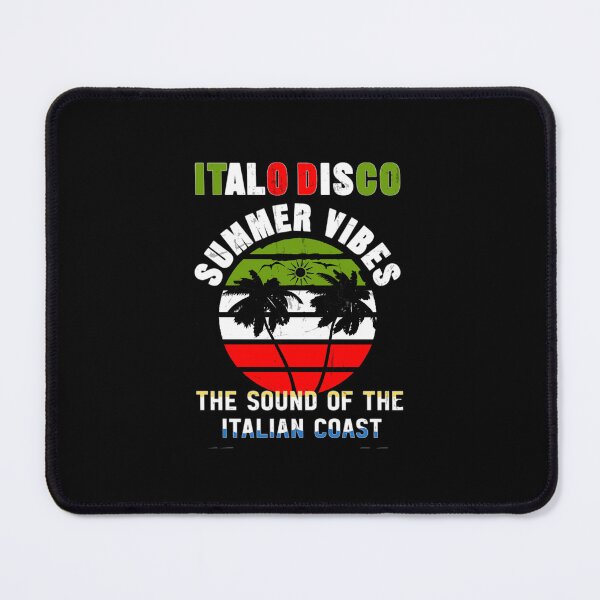 Item preview, Italo Disco Summer Vibes The Sound of The Italian Coast Distressed Retro designed and sold by Graphroad.