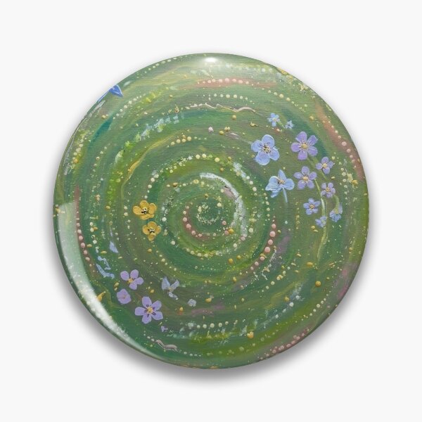 Item preview, Whimsical flower spiral - Floral vortex designed and sold by Luv4tete.